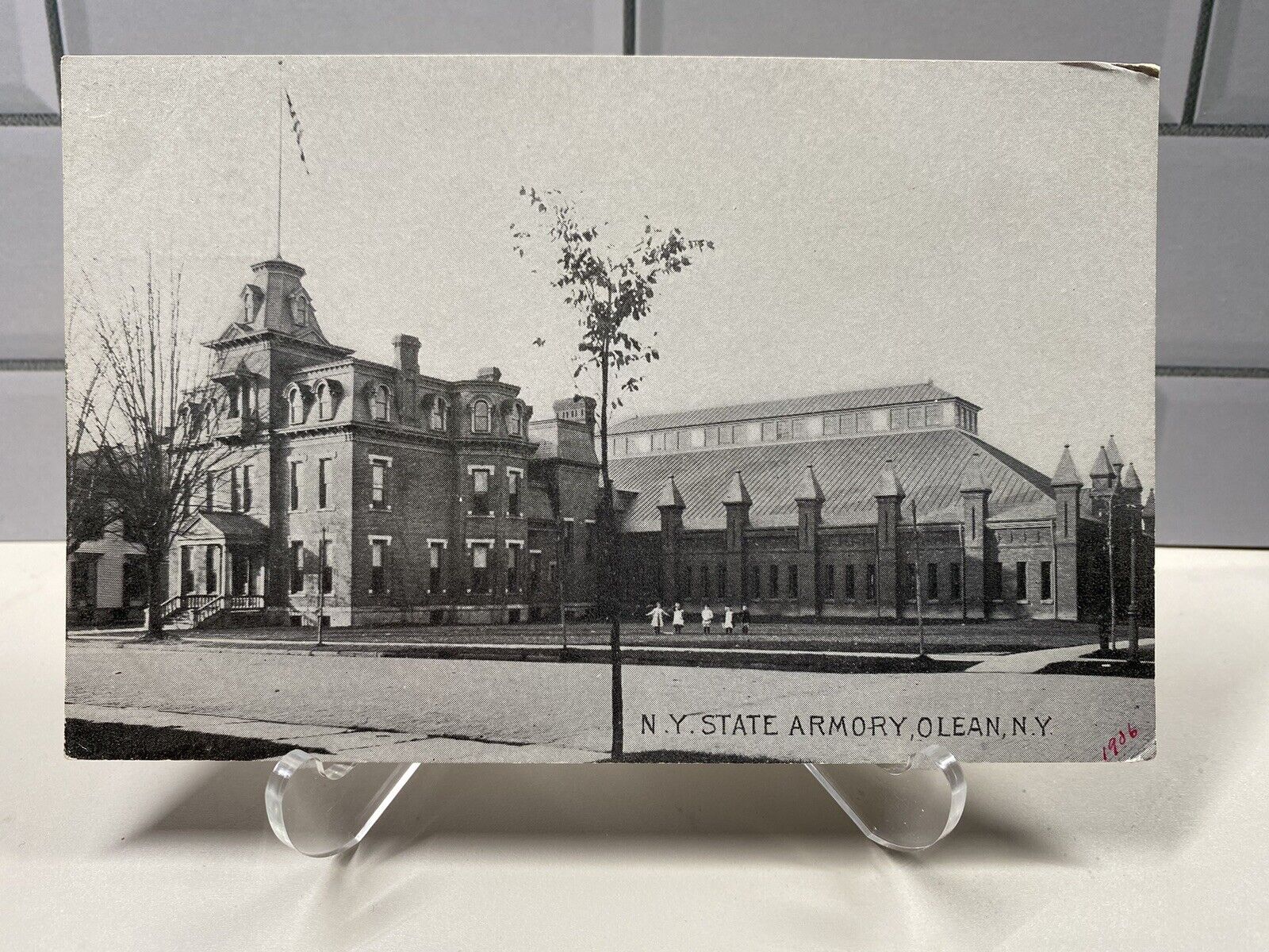 c1900s Olean, New York NY State Armory Cattaraugus County New York Postcard