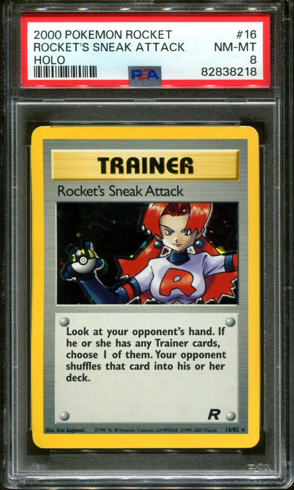 Rocket\'s Sneak Attack 16/82 - PSA 8