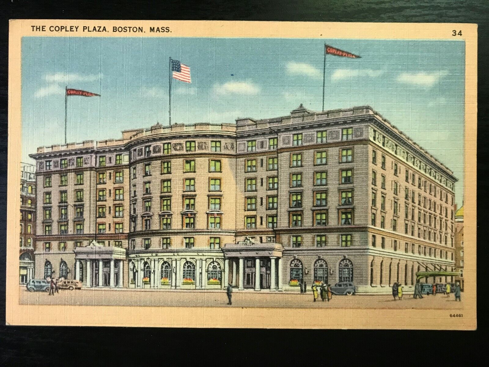Vintage Postcard 1930-1945 Copley Plaza, Boston, Massachusetts (MA)