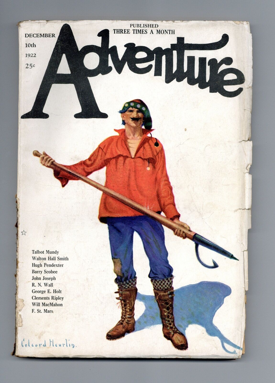 Adventure Pulp/Magazine Dec 10 1922 Vol. 38 #1 GD