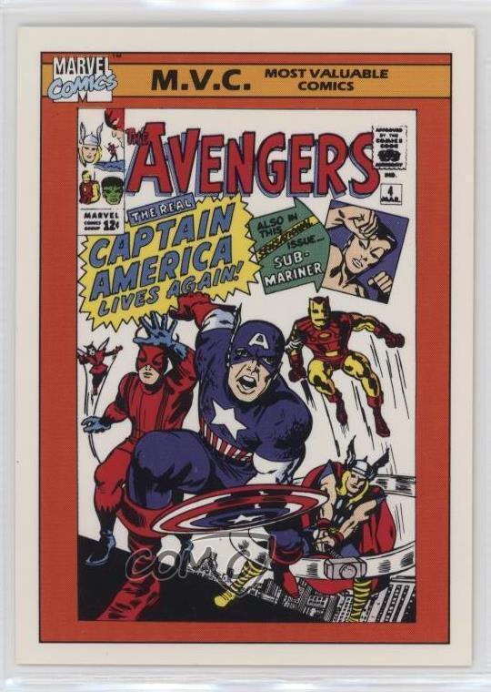 1990 Impel Marvel Universe MVC The Wasp Captain America Thor Iron Man Namor 0kb5