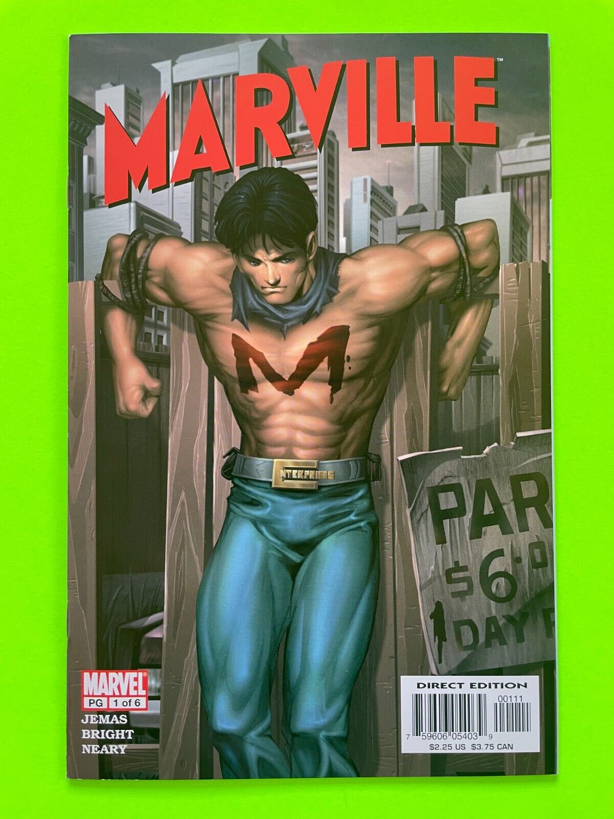Marville #1 (Marvel, 2002) NM Bill Jemas pranks the DC Universe