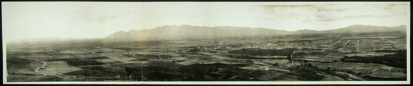 Photo:1909 Panorama of Tucson & vicinity,Arizona