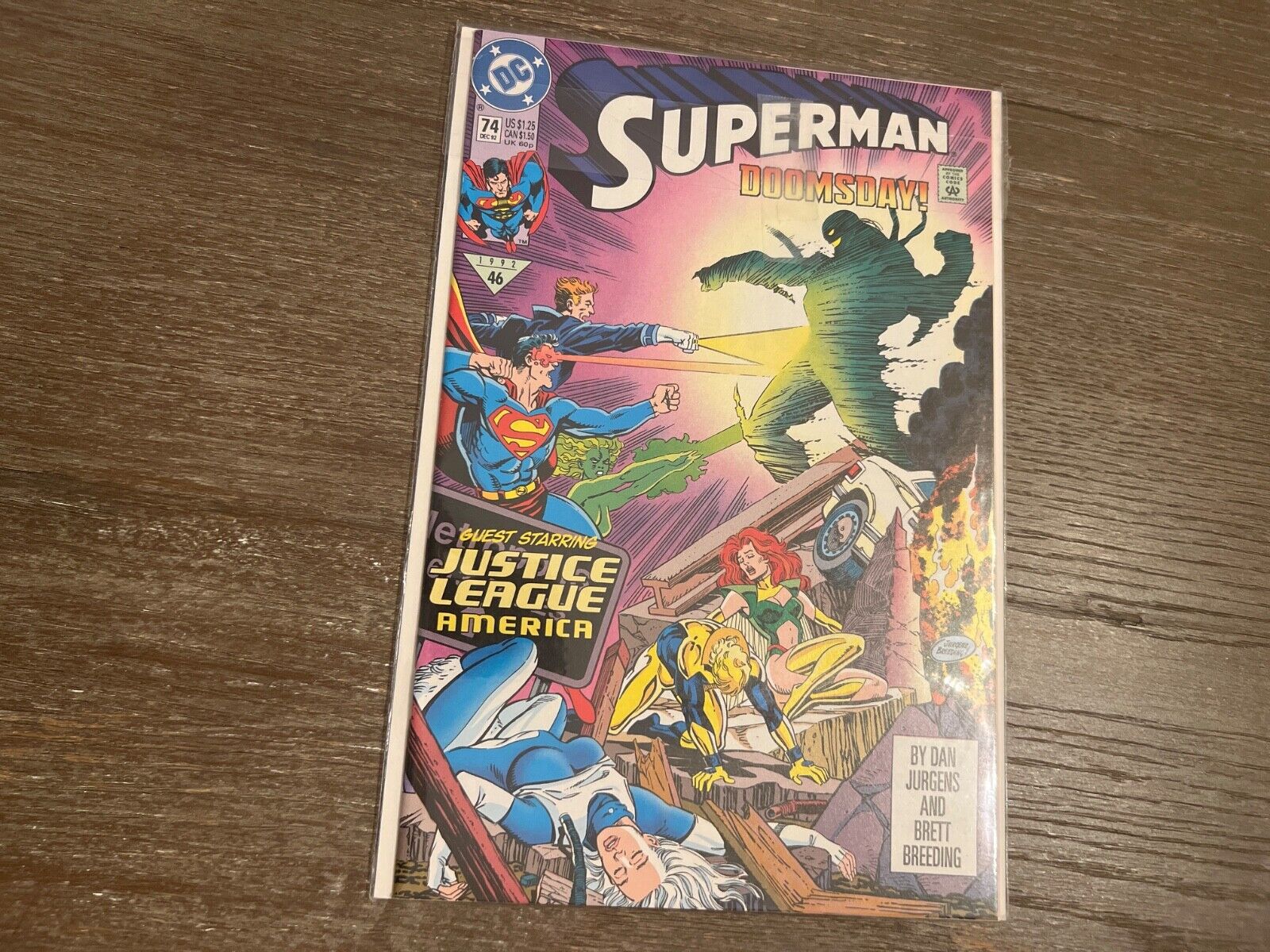 Superman doomsday #74 ( DC) 1992 brand New And Unopened