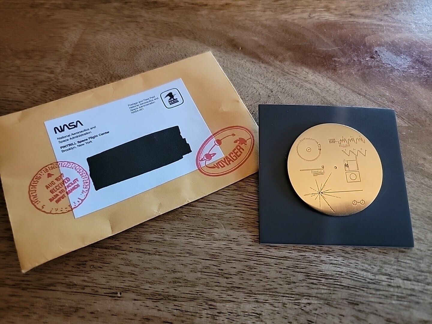 DUANE KING Voyager Golden Record Pin *BRAND NEW* LIMITED EDITION 200 