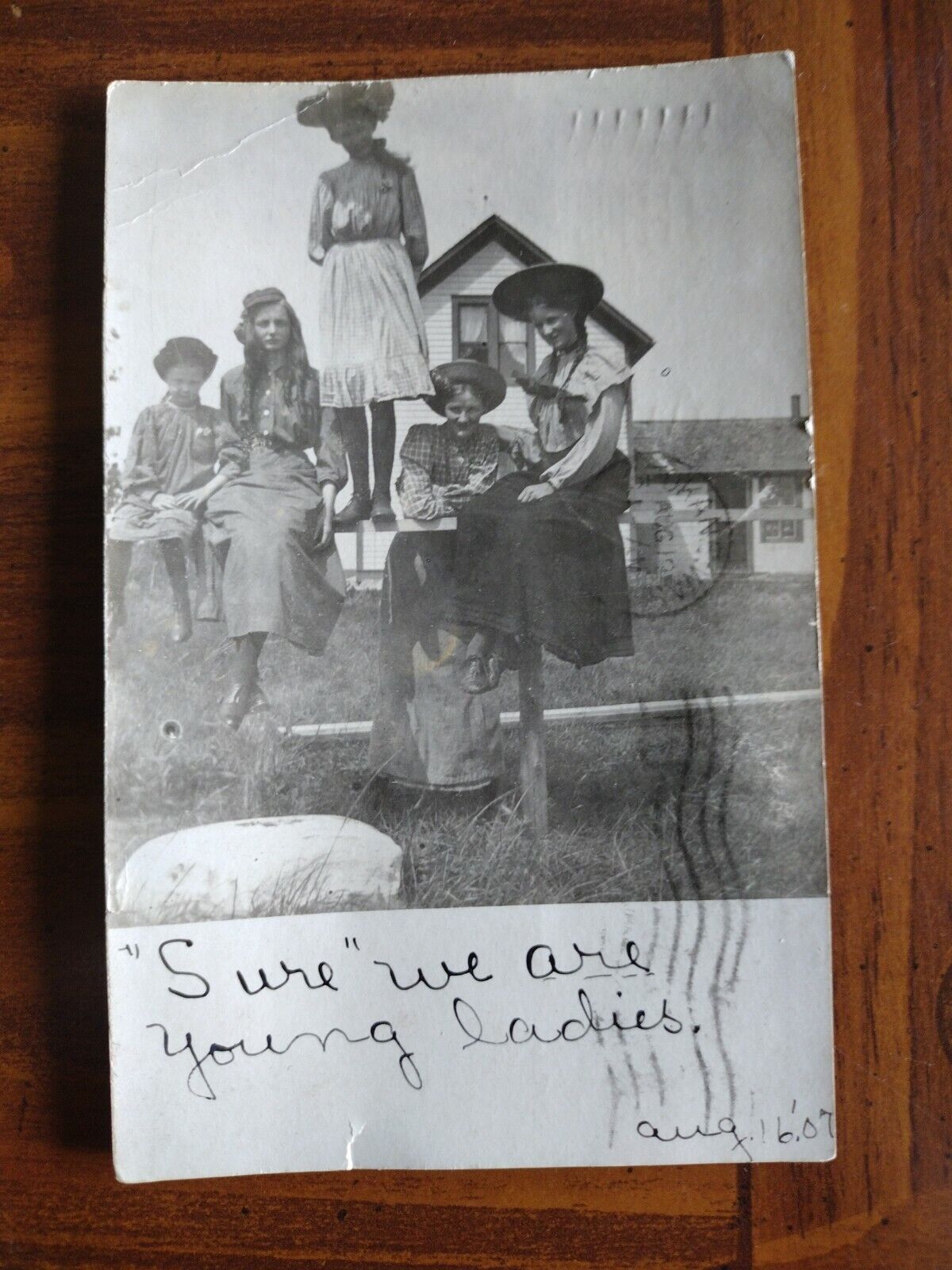 1907 Photograph Postcard 