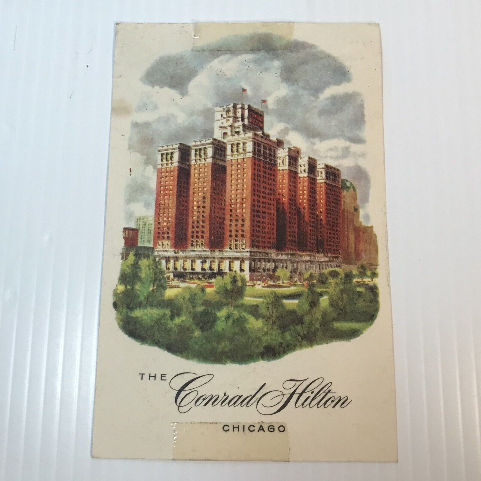 1957 Conrad Hilton Hotel Postcard Chicago Illinois 