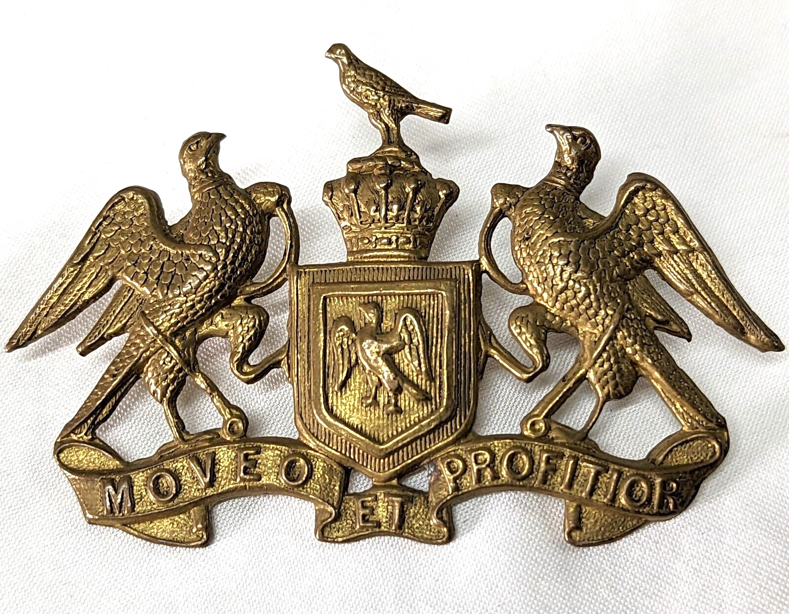 WW1 WW2 New Zealand Army 8th (South Canterbury) Mounted Rifles cap badge