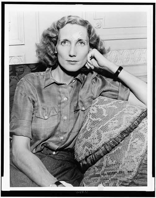 Mrs. Markham relaxes,Beryl Markham,1902-1986,Kenyan Aviator,adventurer,author
