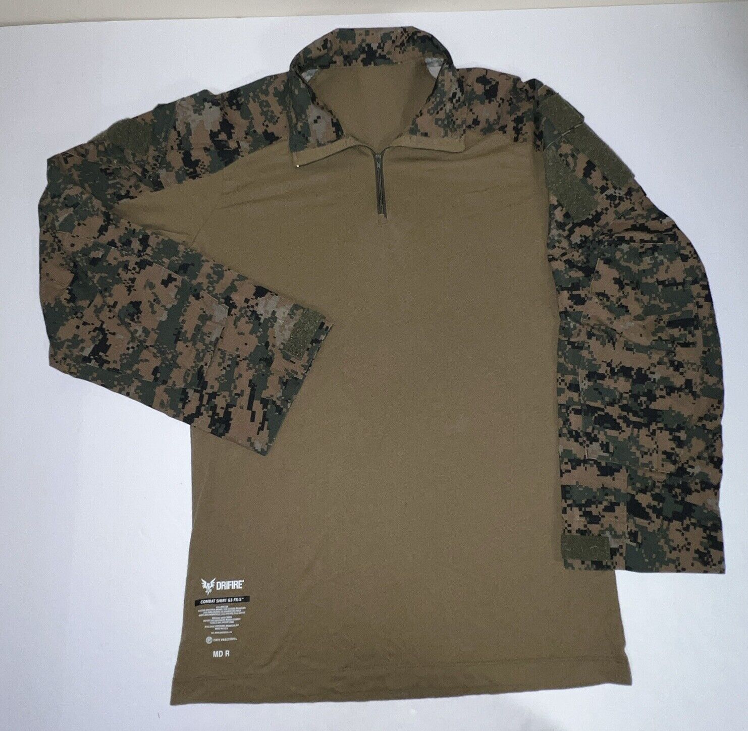 Crye Precision DRIFIRE Woodland MARPAT Combat Shirt G3 FR-S, sz: MD R