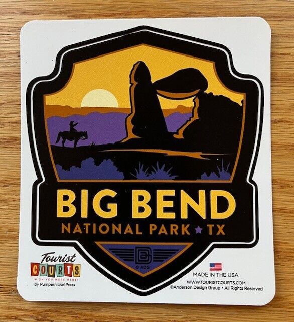 BIG BEND NATIONAL PARK Texas Decal / Sticker  4\