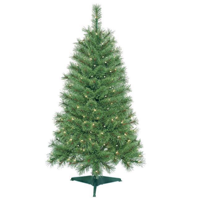 4 ft. Pre-Lit Artificial Christmas Tree