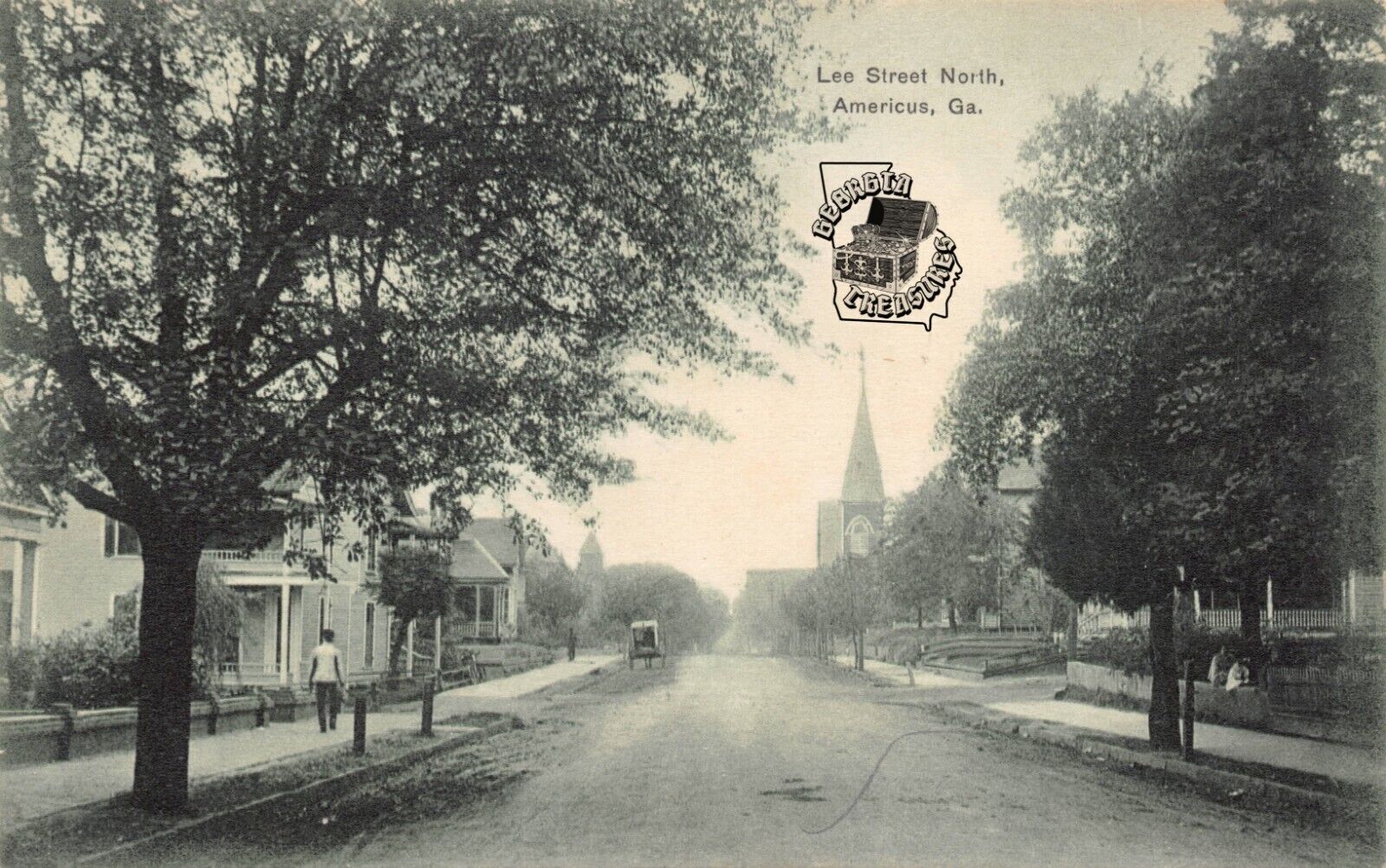 GA~GEORGIA~AMERICUS~LEE STREET NORTH~C.1910