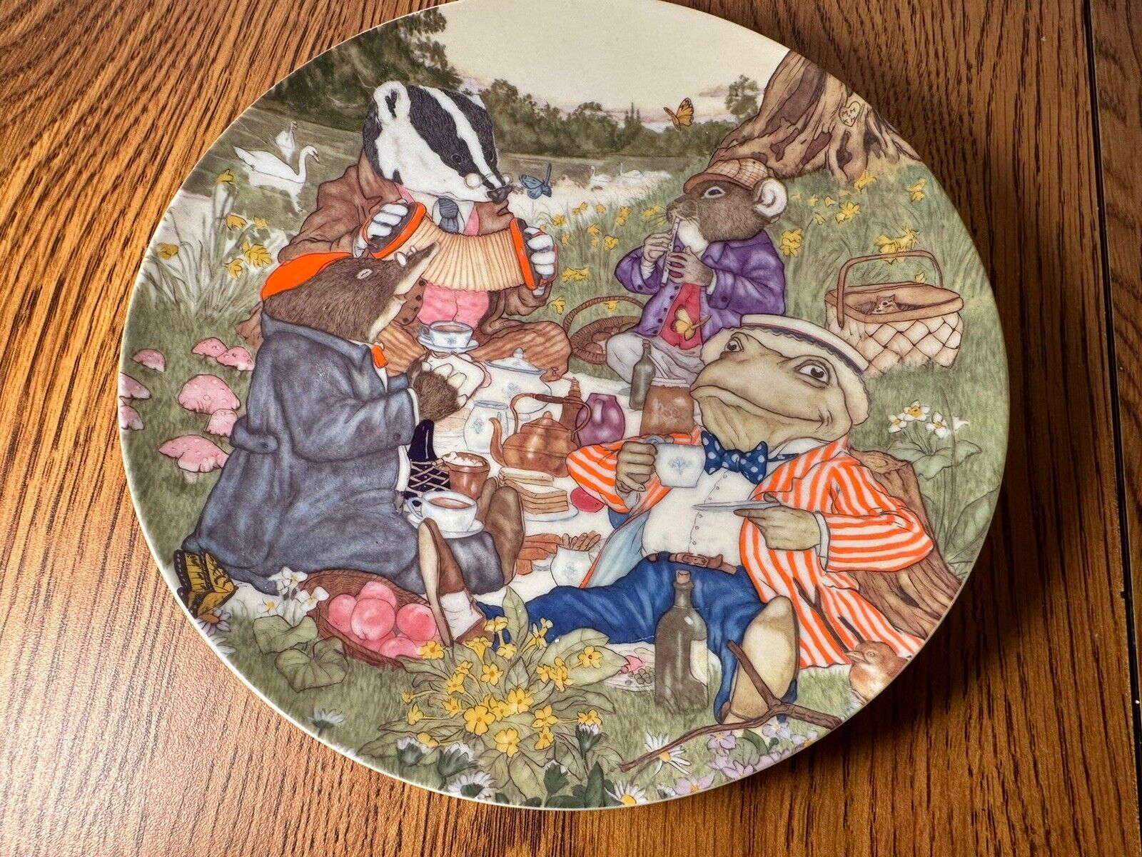 Wind In The Willows Plate Sigma The Tastesetter 1981