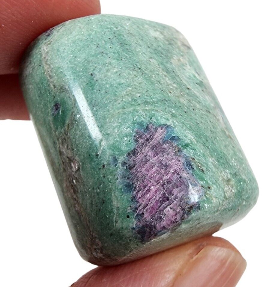 Ruby Fuchsite Crystal Polished Stone Brazil 22.2 grams