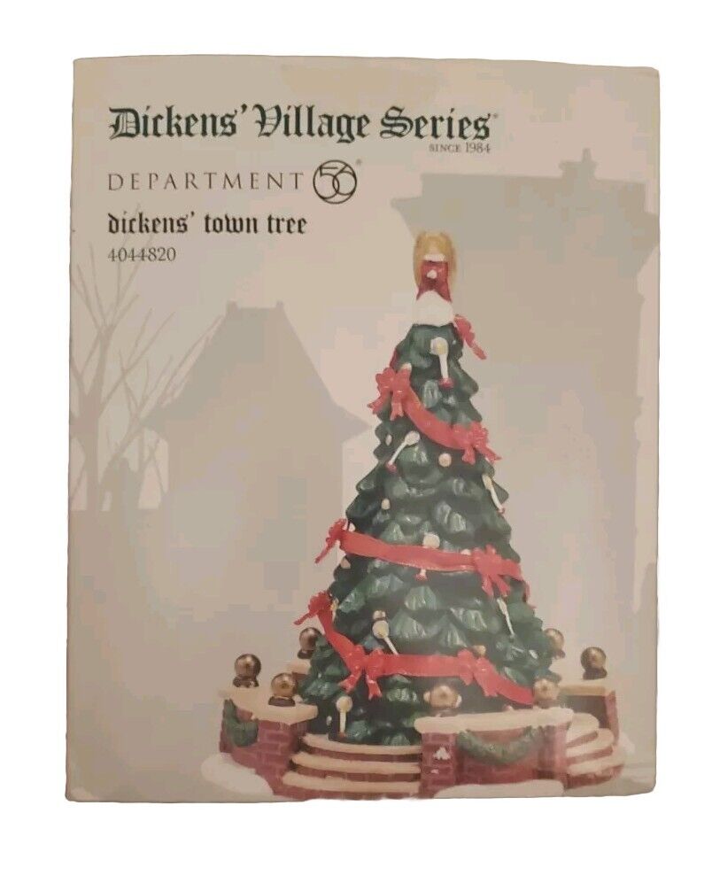 Department 56 Dickens Snow Village Accessory Dickens Town Tree Figurine 4044820