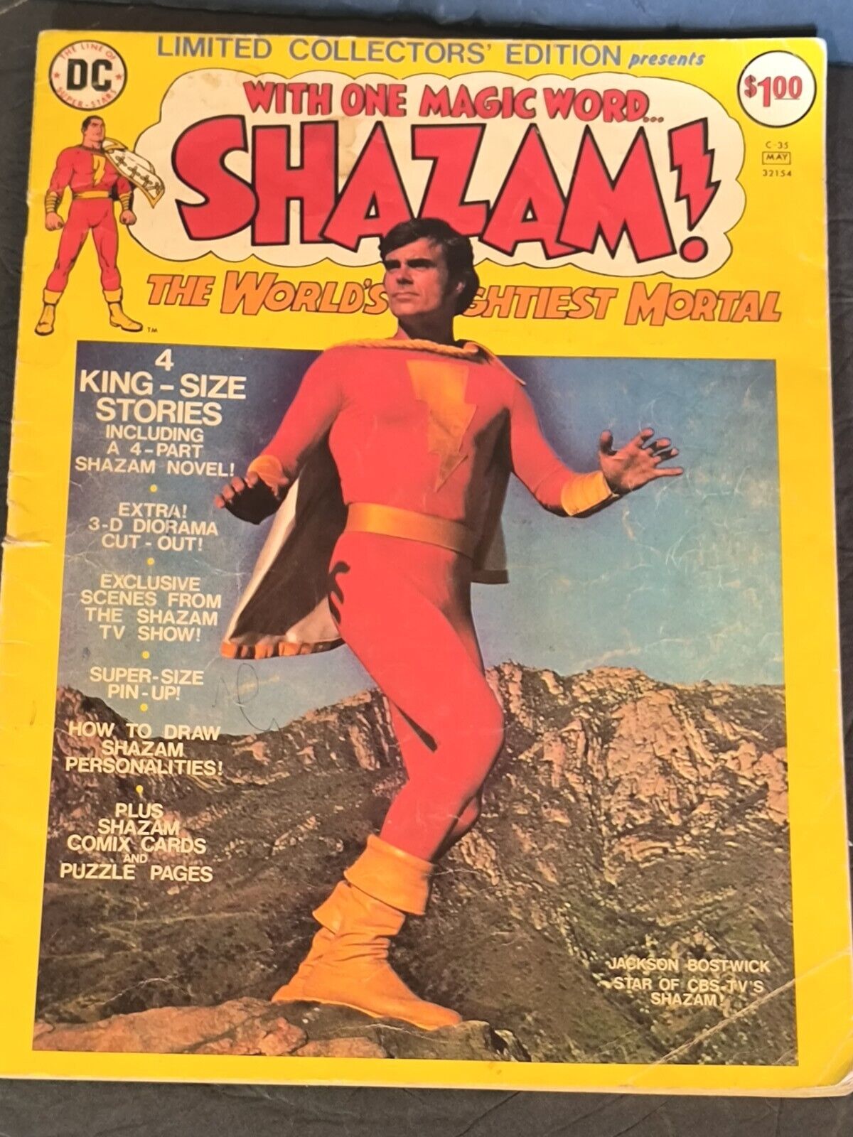 DC LIMITED COLLECTORS' EDITION: WITH ONE MAGIC WORD...SHAZAM, C-35, 1976, VG+