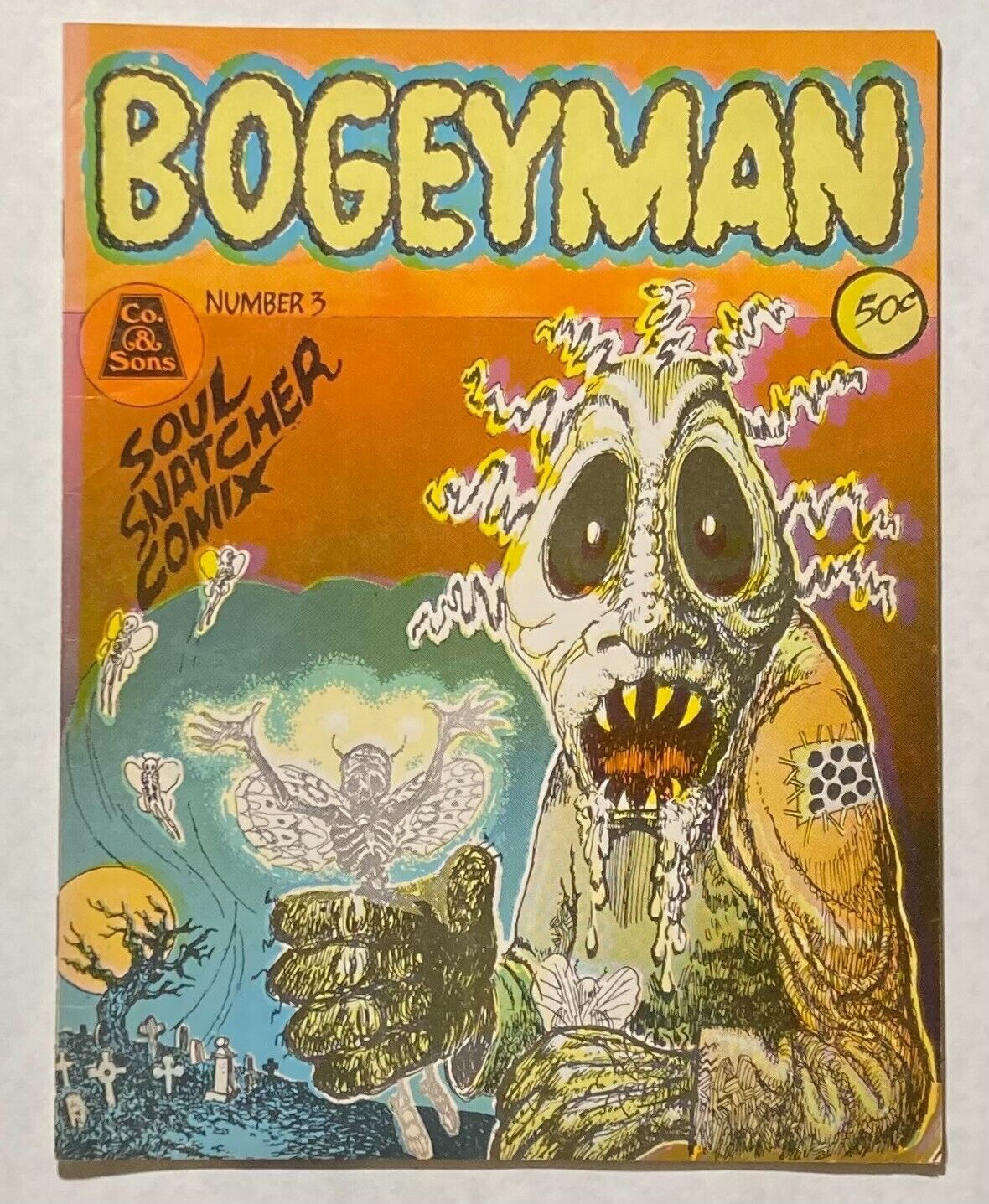 Bogeyman #3 Underground Comix 1970 3rd Cover Variant Jaxon, Spain, Deitch, Irons