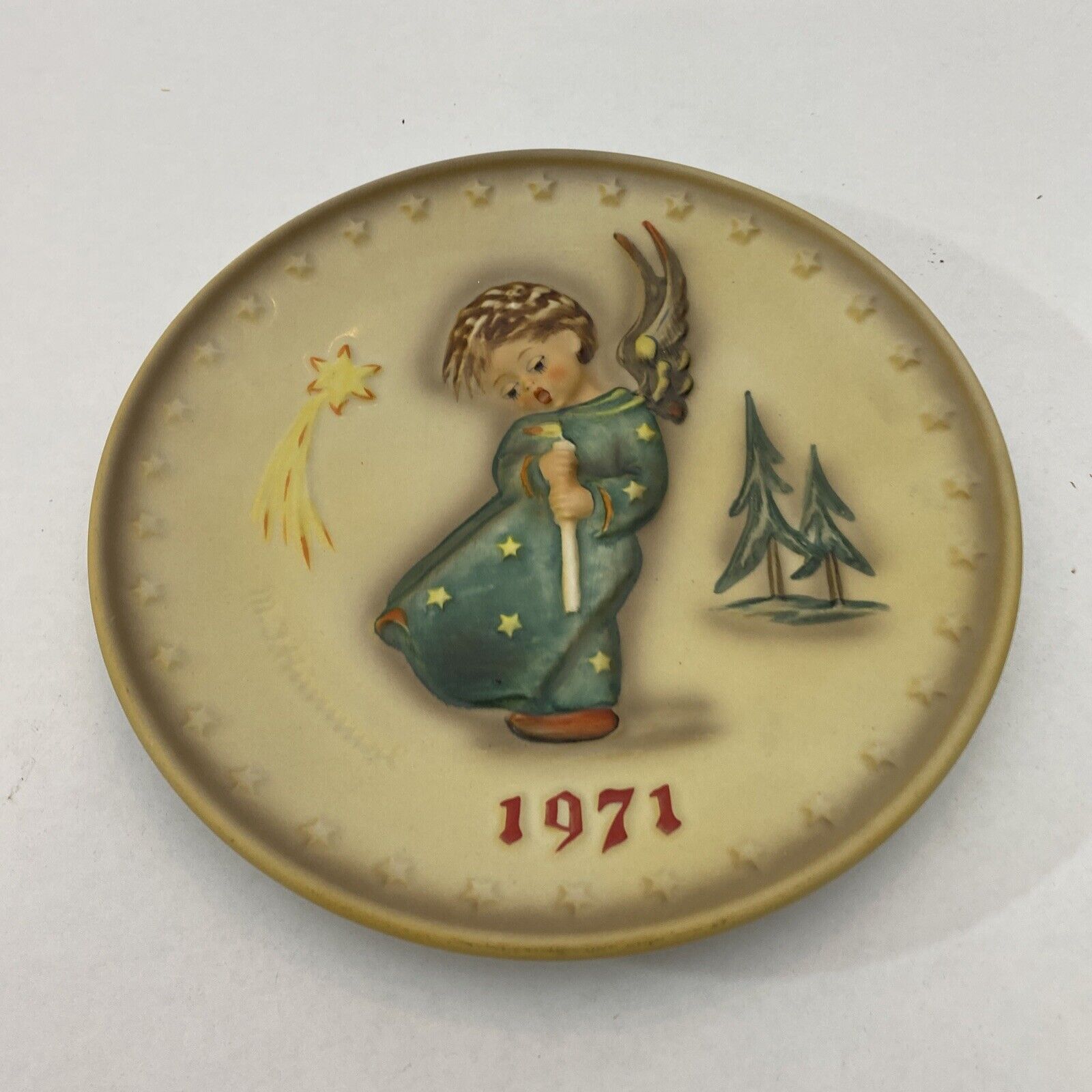 Hummel 1971 Annual Collector\'s Plate Angel Girl Series