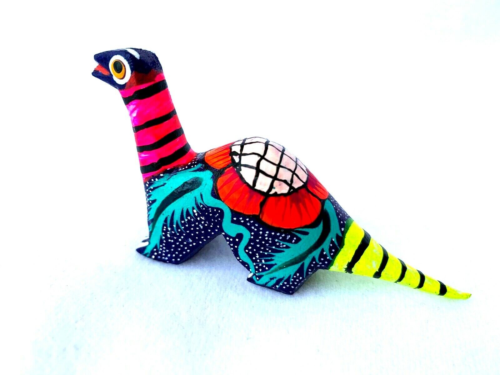 LITTLE DINOSAUR ALEBRIJE-  HAND CRAFTED WOOD CARVING OAXACA, MEXICO