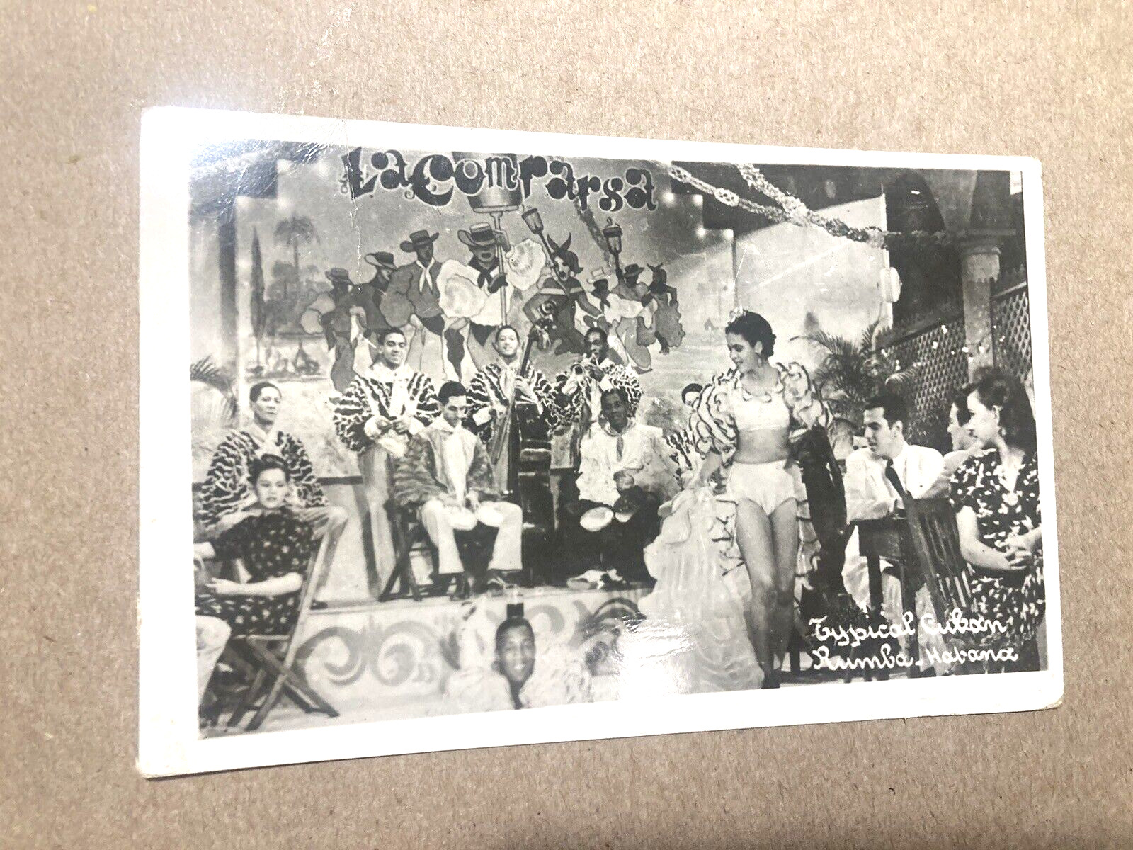 Real Photo, RPPC, Havana, Cuban Typical Rumba, Old Post Card - Posted