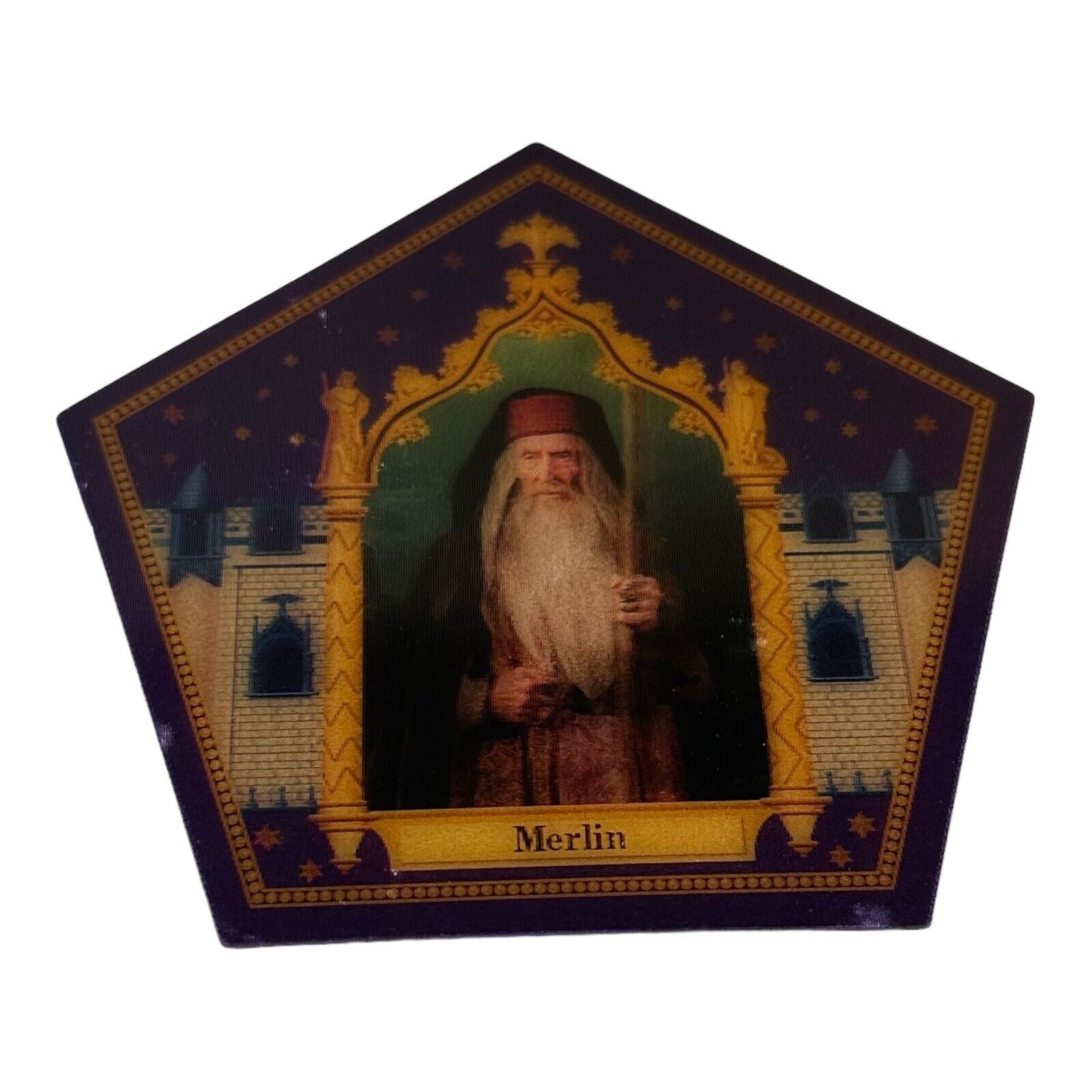 Universal Studios Harry Potter Merlin Wizard Chocolate Frog Card