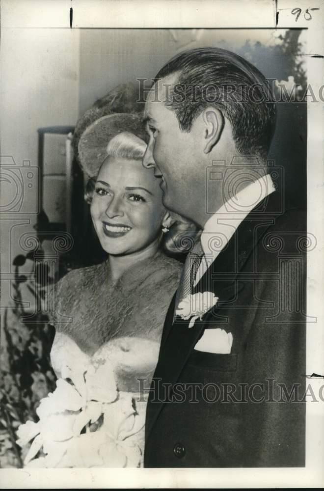 1948 Press Photo Actress Lana Turner marries tin plate heir Bob Topping