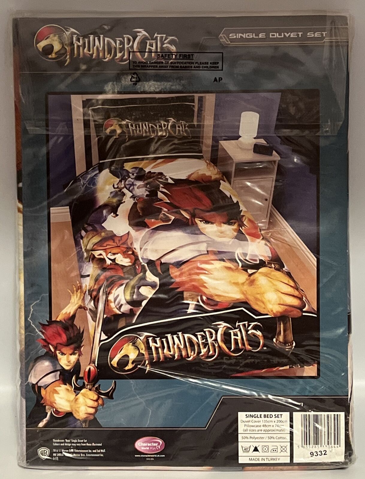 Thundercats Duvet Cover And Pillow Case - Single Bed Set - Warner Bros 2011