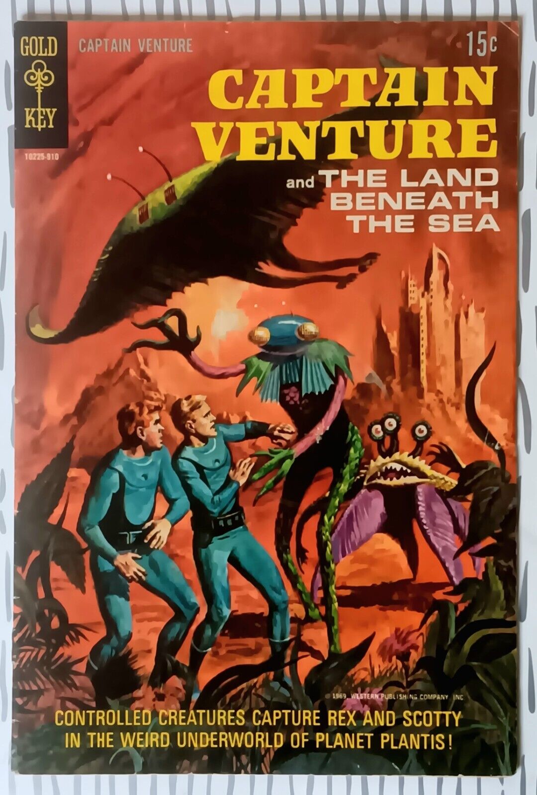 Captain Venture & The Land Beneath the Sea #2 - FN - 1969 - Gold Key 🔥 