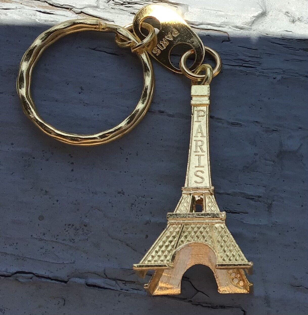 3 Paris Eiffel Tower Keychain Keyring