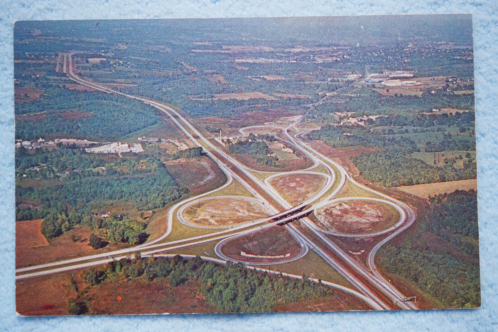 Aerial View of I-80, Keystone Shortway, Sharon, Pennsylvania