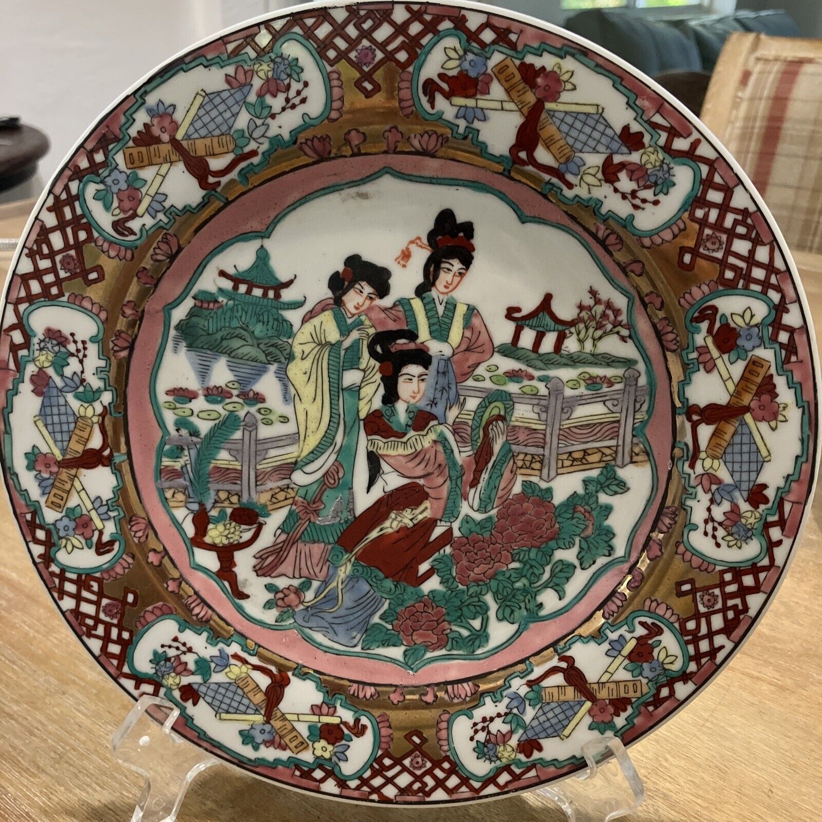 vitage chinese decorative plate