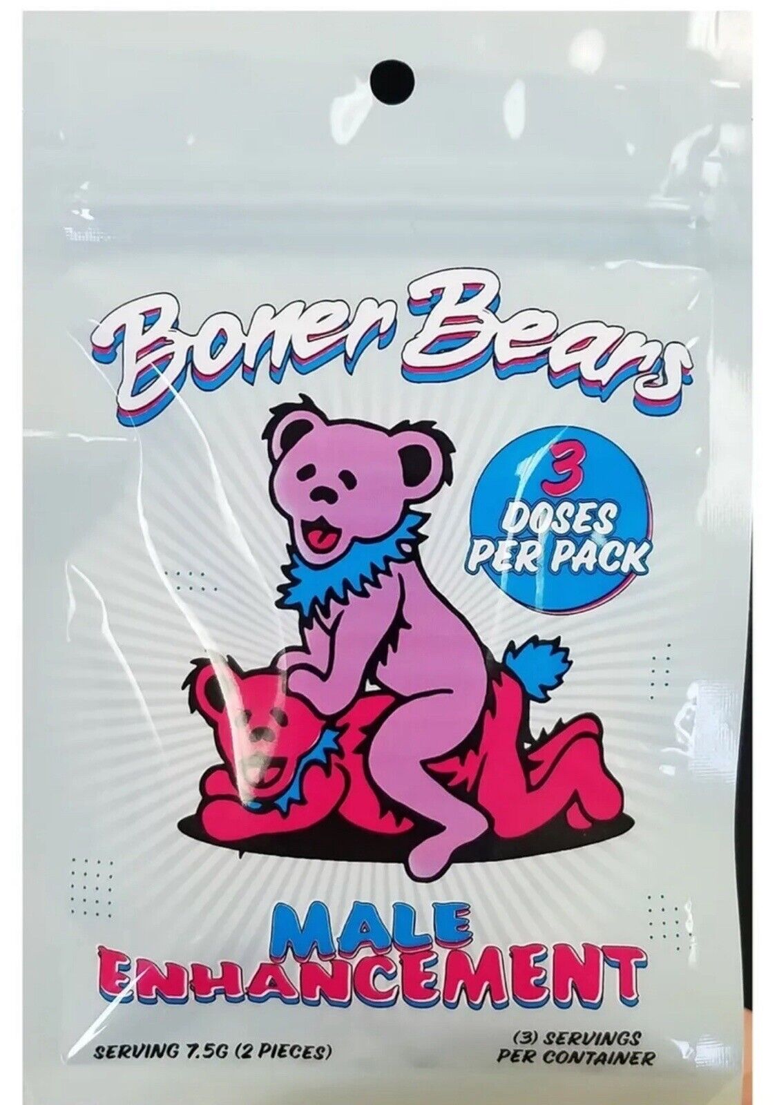 Boner Bear Male Enhancement (3 Packs) 6 Gummies Per Pack