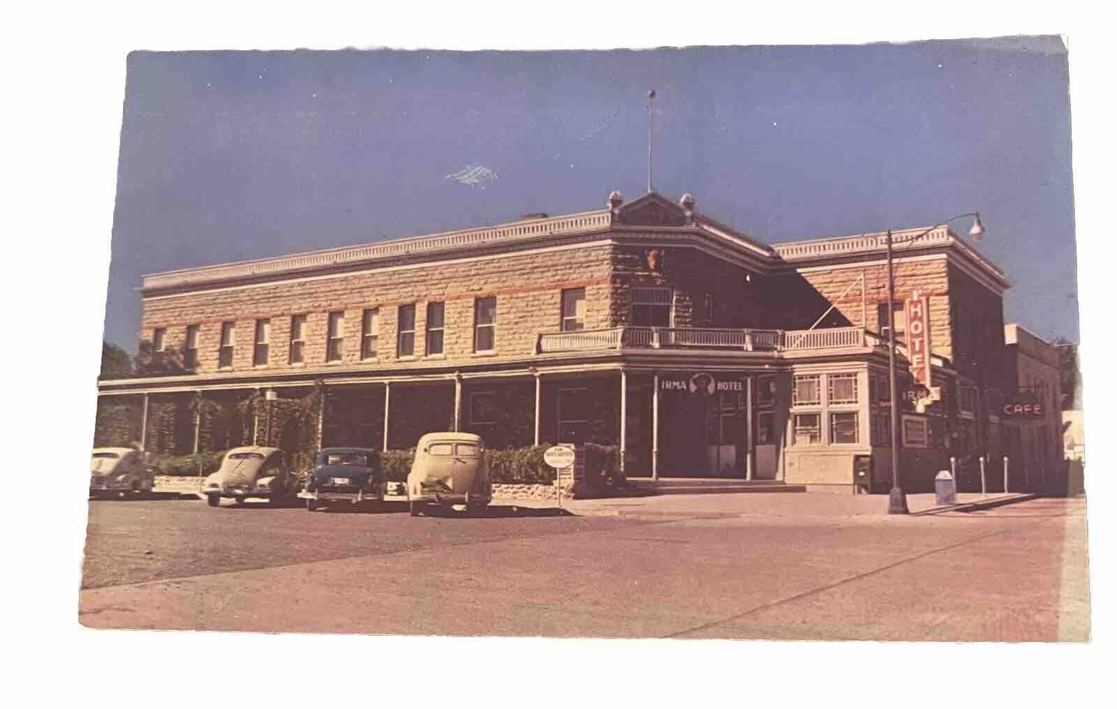 Cody WY-Wyoming, Irma Hotel, Cocktail Lounge, Vintage Downtown Postcard