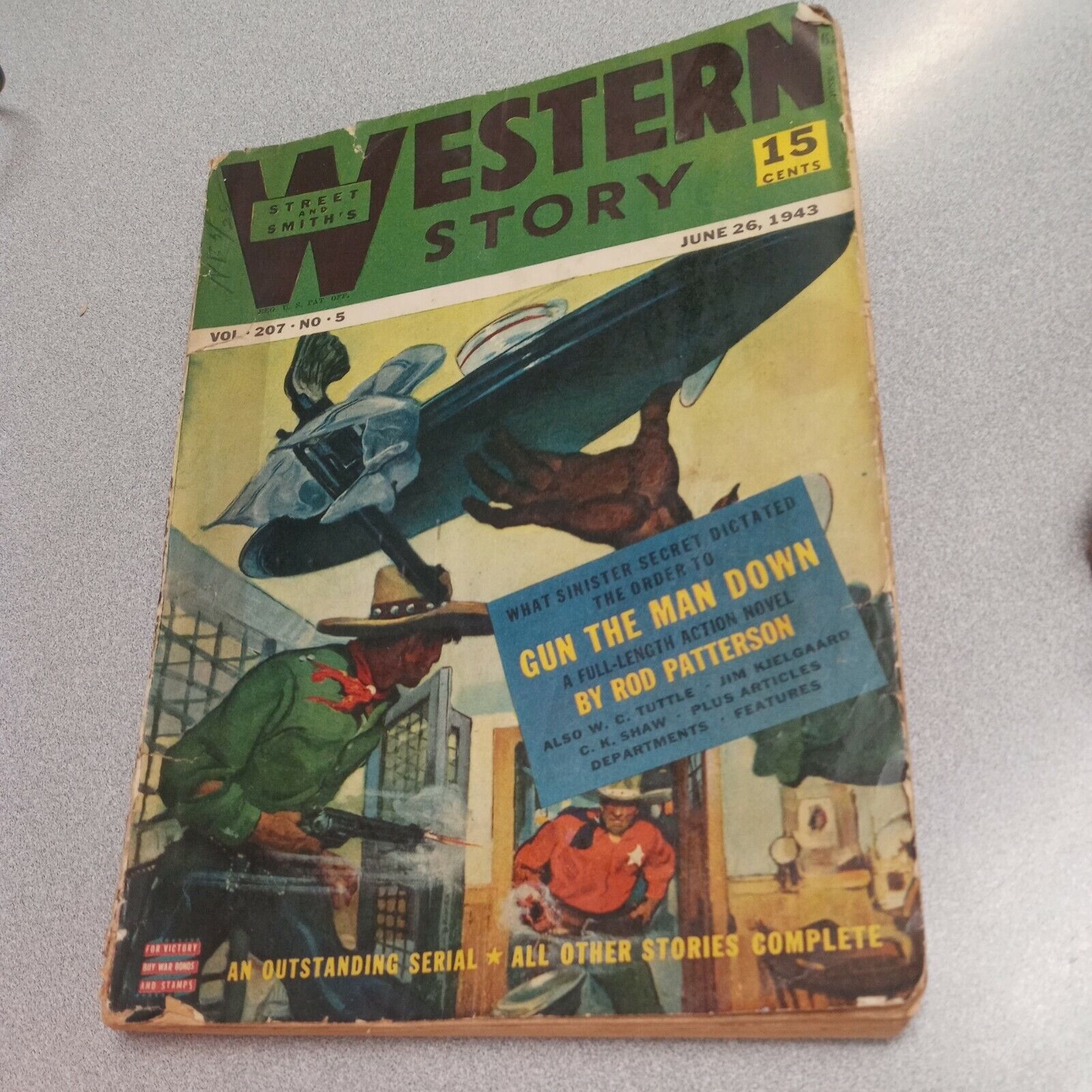 Western Story Magazine Pulp 1st Series jun 26 1943 #Vol. 207 #5 golden age book