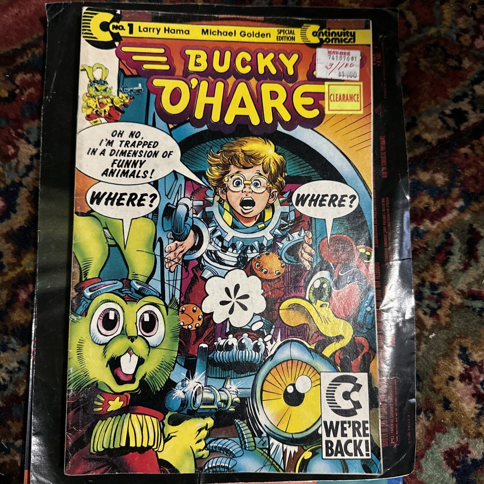 Bucky O'Hare #1 (1991, Continuity Comics) Comic Book