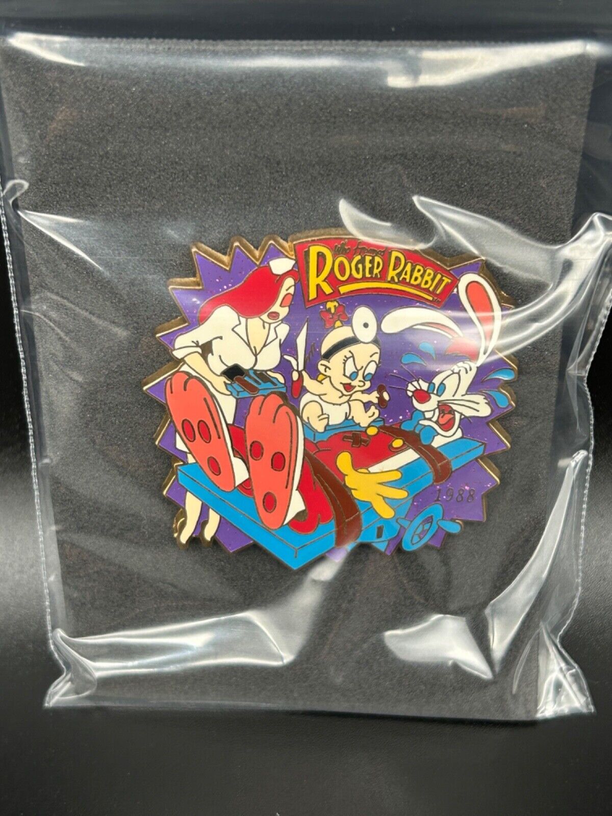 Disney Jessica, Baby Herman & Roger- Who Framed Roger Rabbit pin