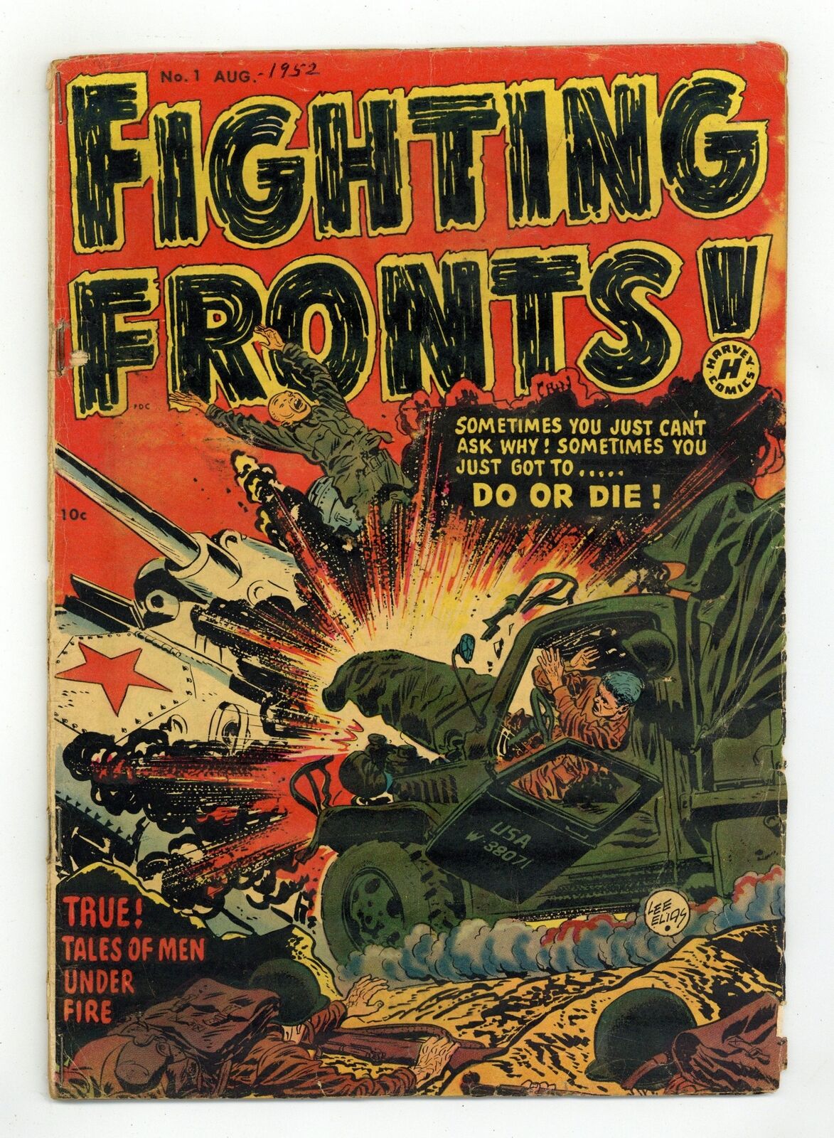 Fighting Fronts #1 GD 2.0 1952