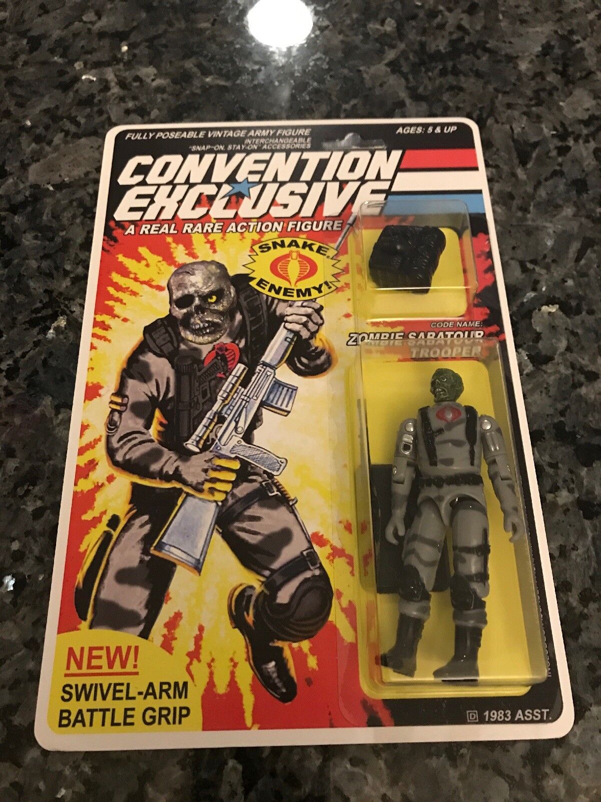 RARE ZOMBIE SABATOUR TROOPER 2018 NEW YORK COMIC CON EXCLUSIVE ONLY 30 MADE
