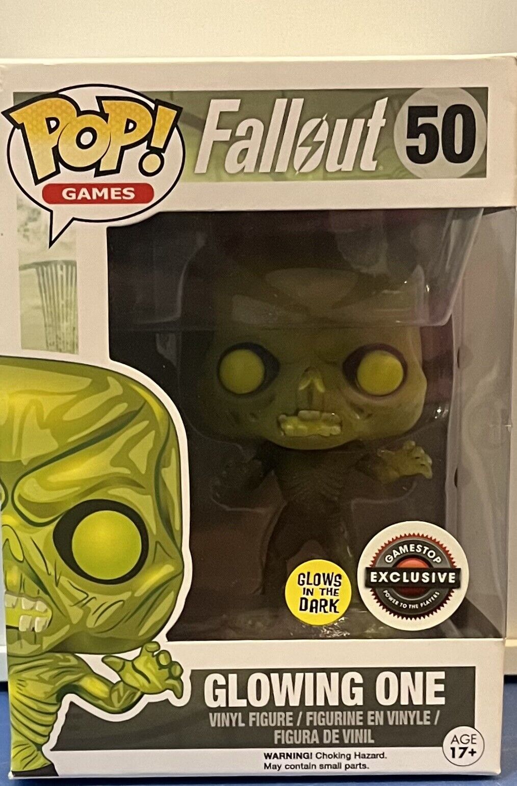Funko Pop Games Fallout 50 Glowing One Ghoul GameStop Exclusive New Box Glows