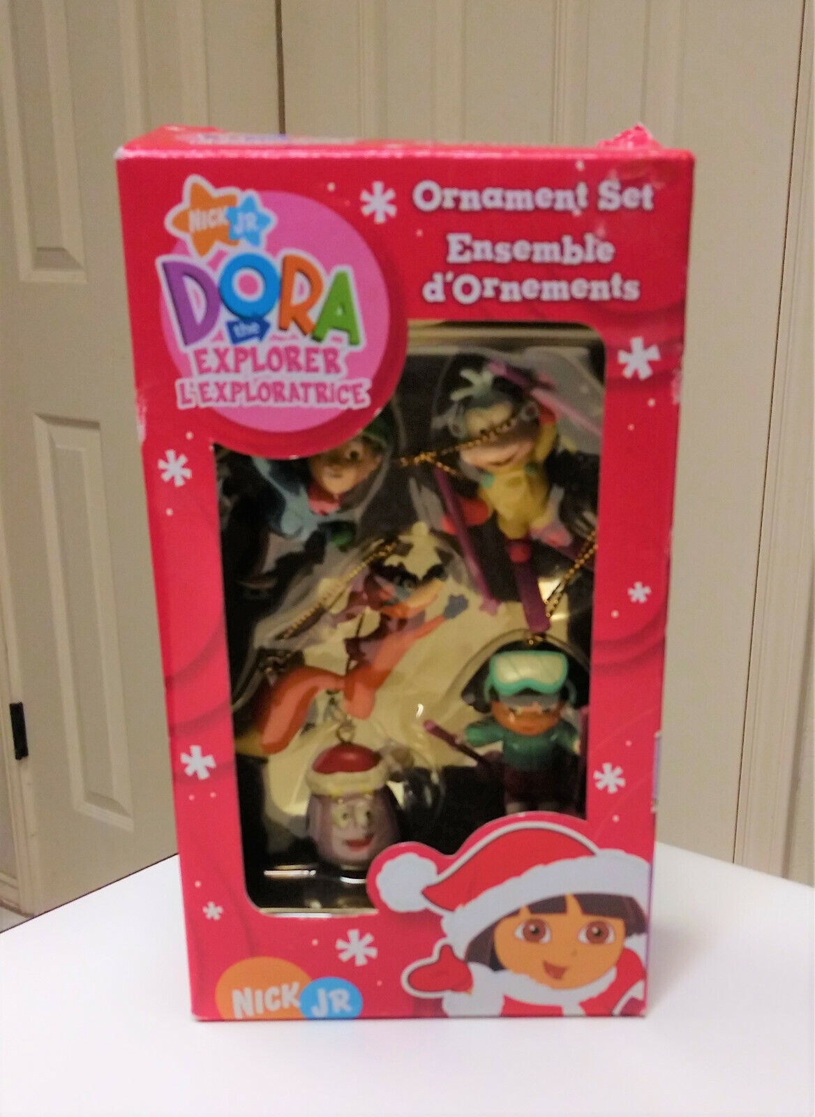 Dora The Exporer 5 Piece Holiday Ornament Set Christmas