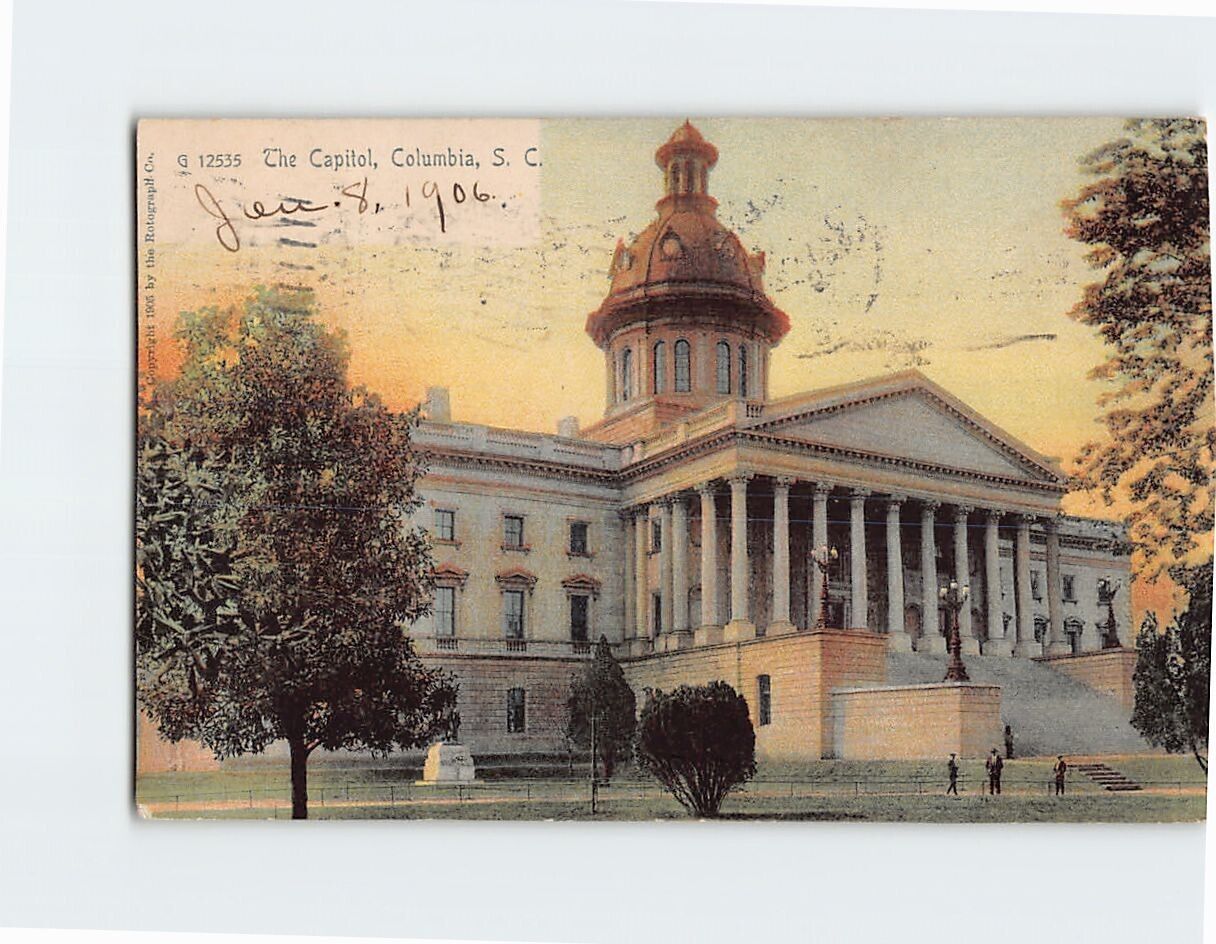 Postcard The Capitol Columbia South Carolina USA