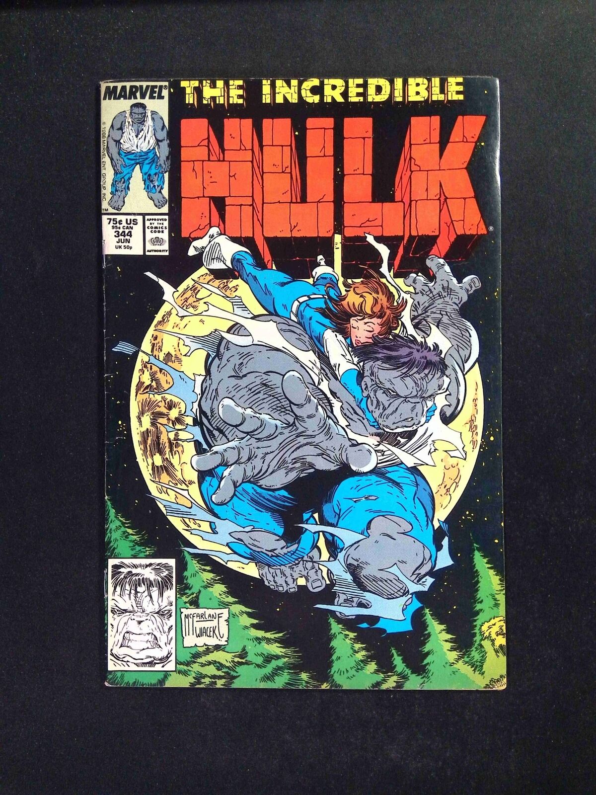 Incredible Hulk #344  Marvel Comics 1988 VG