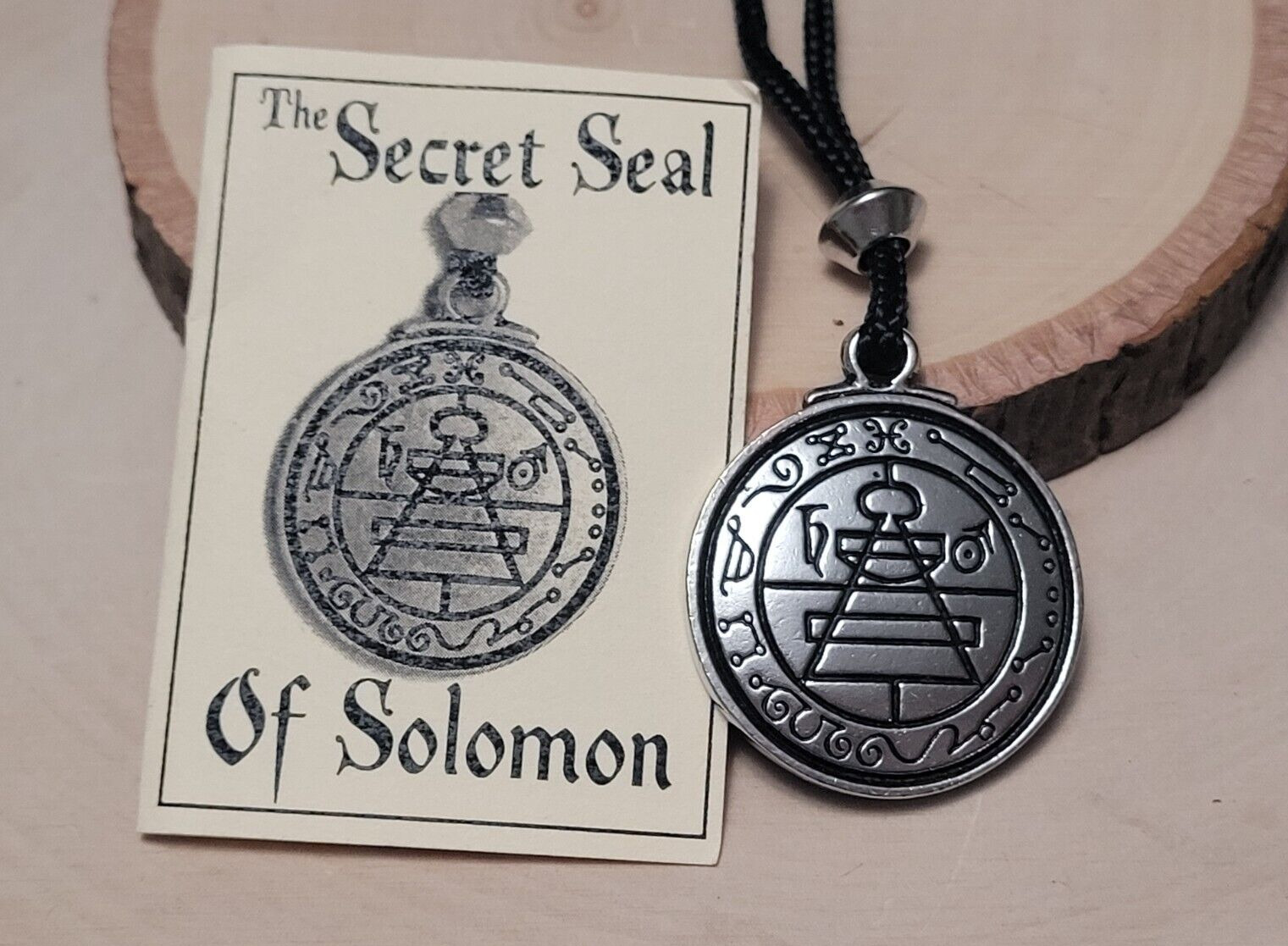 Secret Seal of Solomon Pendant Necklace Magic Protection Talisman Pendant