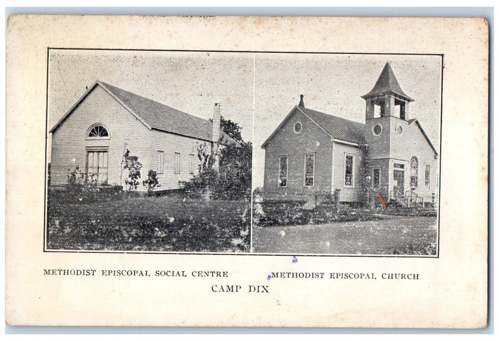 c1920 Methodist Episcopal Multi-View Camp Dix New Jersey NJ Vintage Postcard