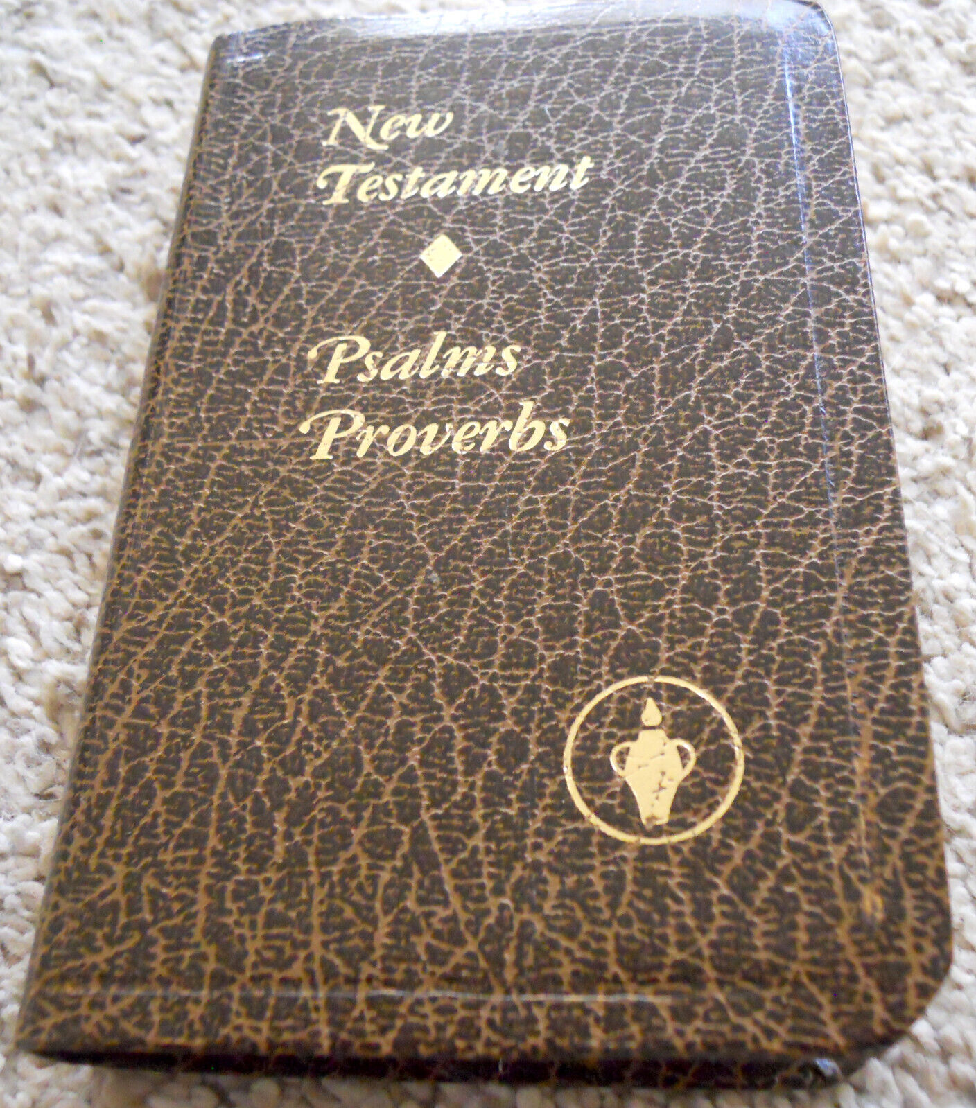 Gideon\'s Pocket New Testament Psalms Proverbs Brown Gideons International NEW