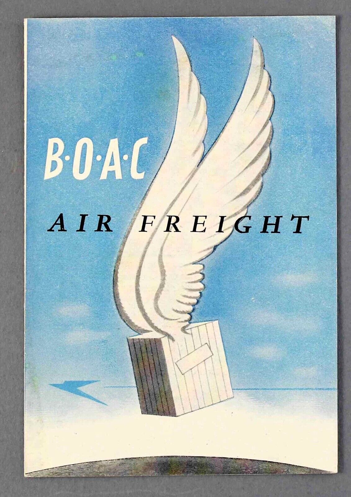 BOAC AIR FREIGHT VINTAGE AIRLINE BROCHURE 1949 B.O.A.C.CARGO 