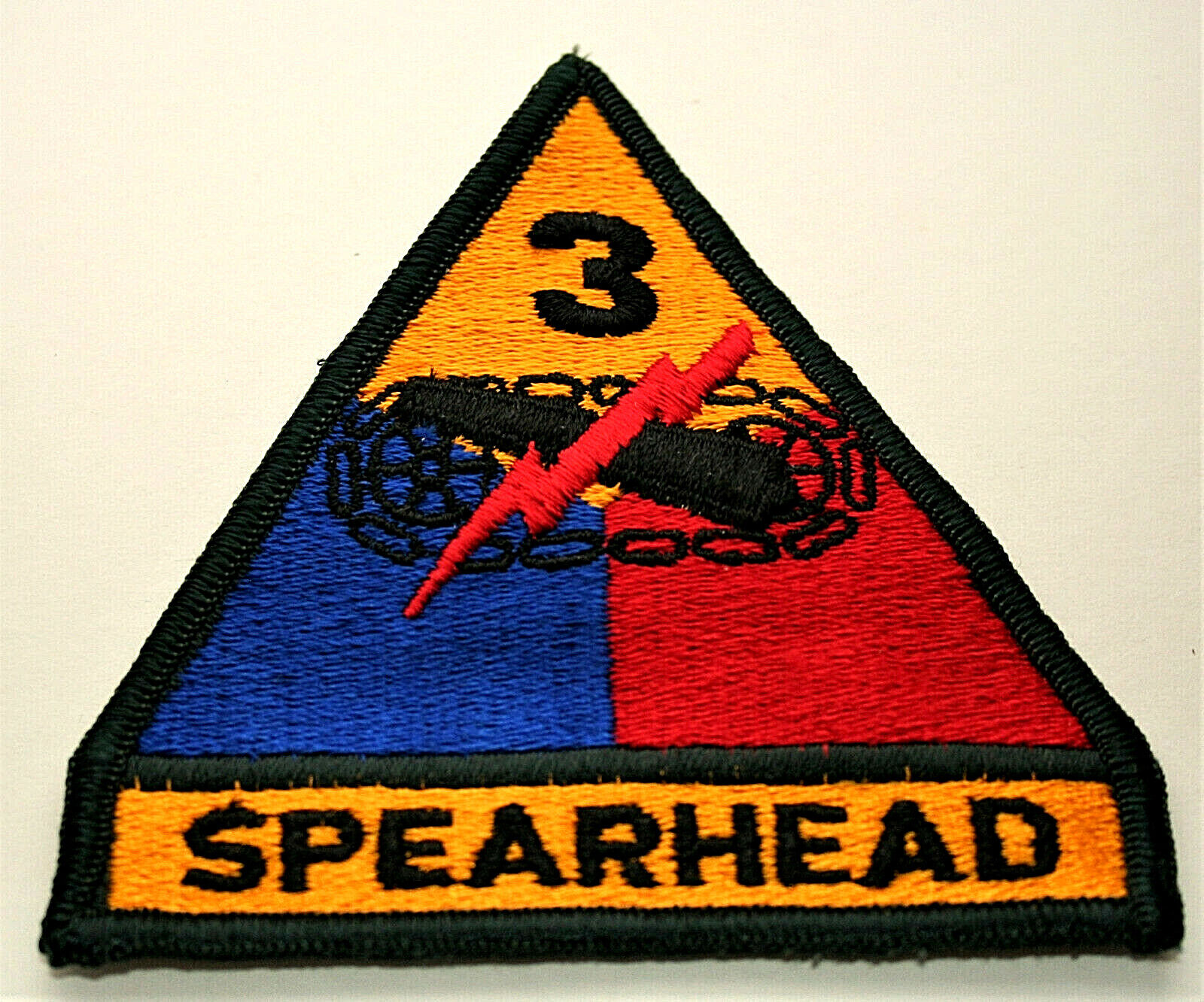 Pre-Vietnam US Army 3rd Armored Spearhead Division Arm Patch NOS New 1940s-50s