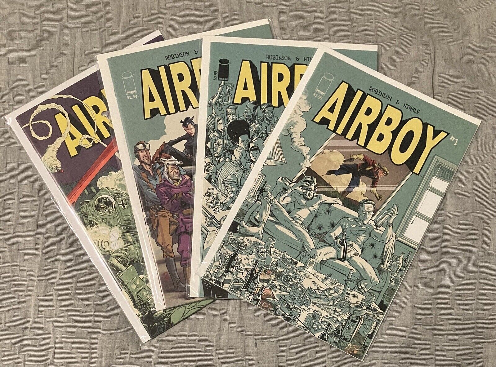 AIRBOY ISSUES 1-4 (IMAGE 2015) COMPLETE SERIES 🔥 NICE COPIES SEE PHOTOS