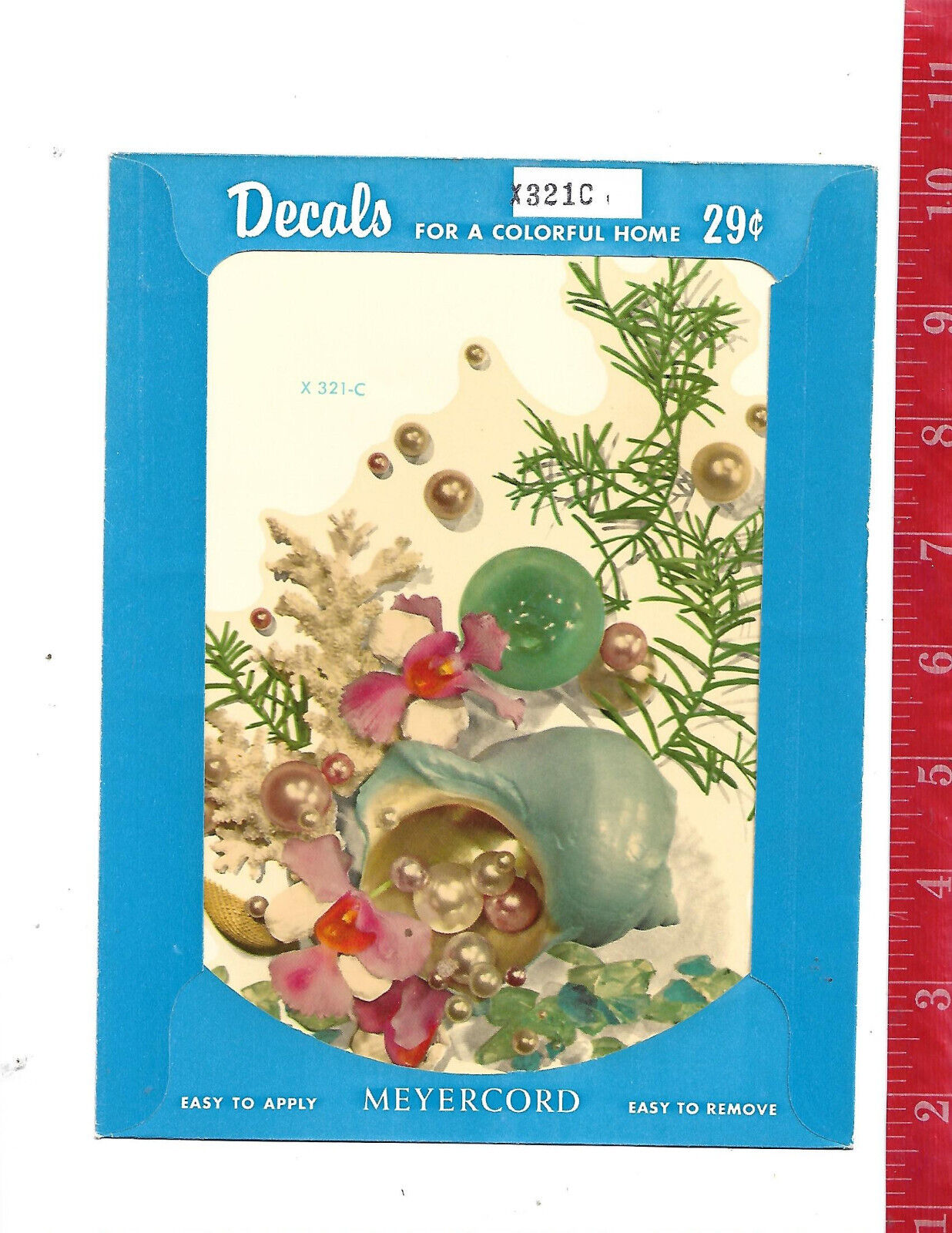 Vintage Meyercord decorator water decal x321c